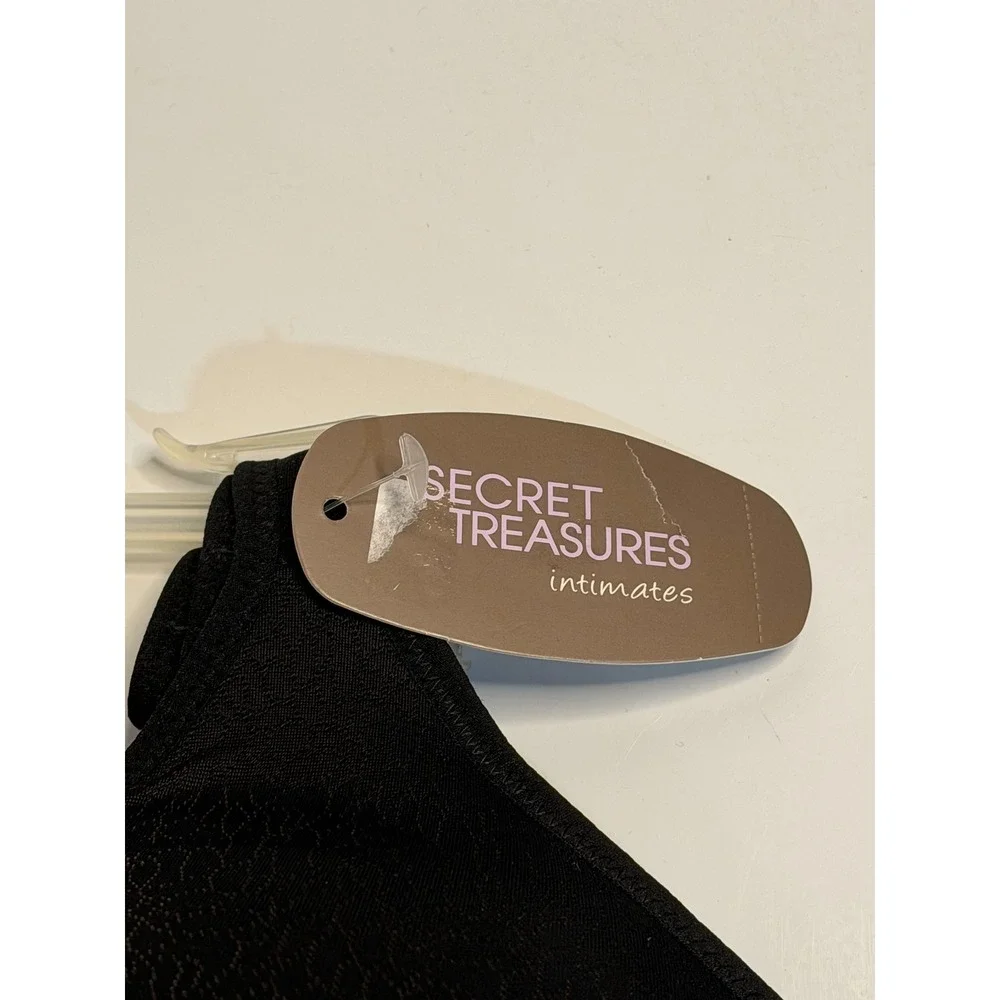 Secret Treasures Wireless Bra Black‎ Full Support Seamless 46DD Womens Intimates